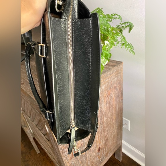 *Like New* kate spade New York Jeanne medium leather satchel Bag Black MSRP $359 - Picture 6 of 14